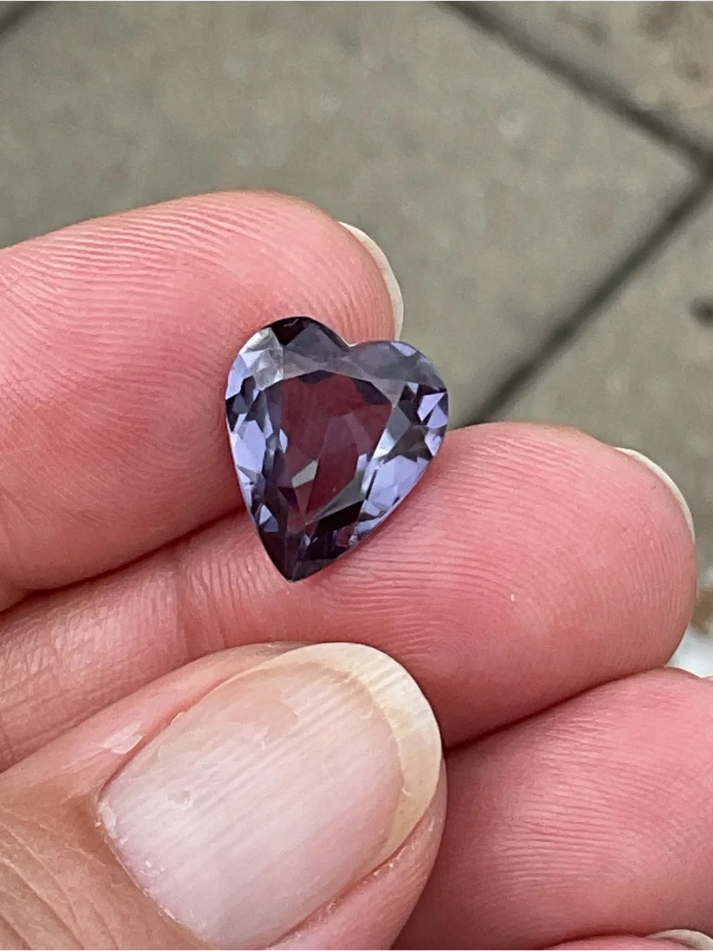 Lab Created, Color Changing Sapphire Loosegem